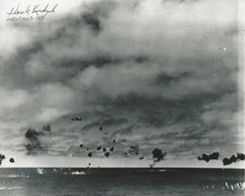 HANK KUDZIK SIGNED AUTHENTIC 8x10 PHOTO B w/COA BATTLE OF MIDWAY NAVY WAR HERO