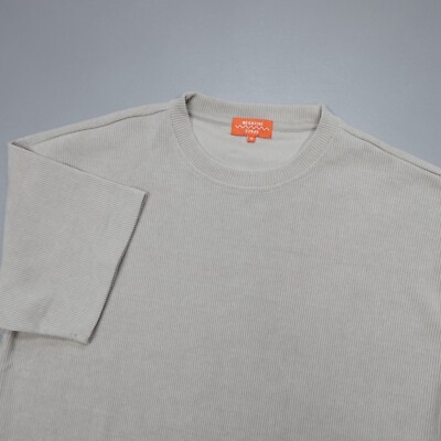 Negative Space Men's Wide Boxy Fit T-Shirt Corduroy Short Sleeve