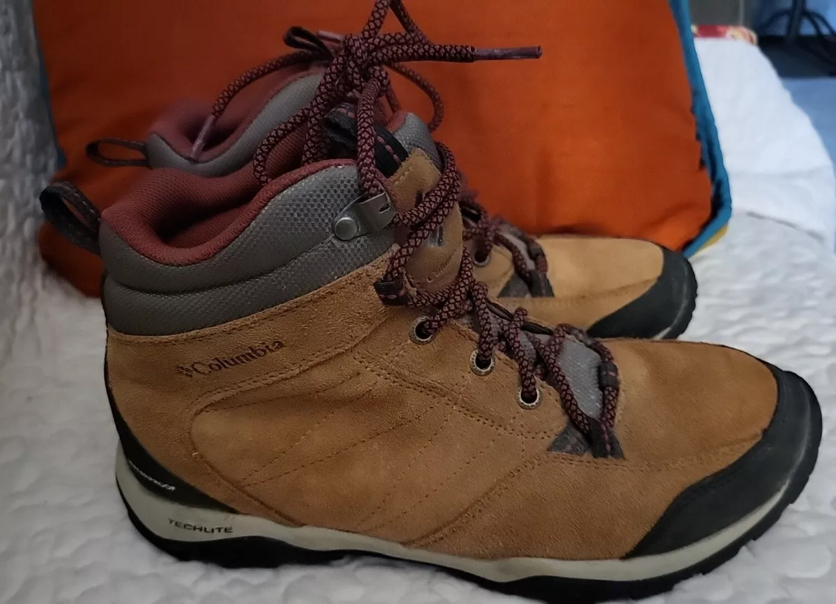 Columbia Mount Carmel Mid waterproof Brown hiking boots women s size 8.5