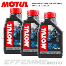 MOTUL 3000 20W50 MA2 MINERALE 3 Litri olio motore 4T Moto Harley Davidson Buell