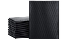 Black Bubble Mailers, 8x10" Inches, 10 Pack