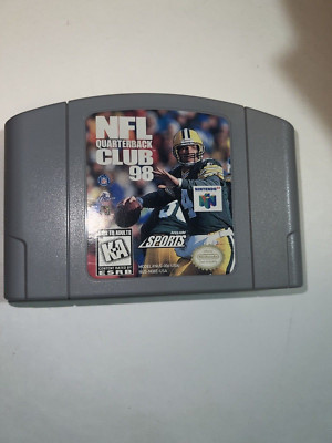 Rare Authentic Nintendo 64 N64 NFL Quarterback Club 98 EA Sports