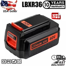 40V 4.0Ah LBX2040 for Black and Decker 40 Volt Lithium Battery LBXR36 LBX1540 US