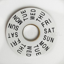 White Week Disk Wheel Week Wheel Generic for China Made/ETA 7750 Movement