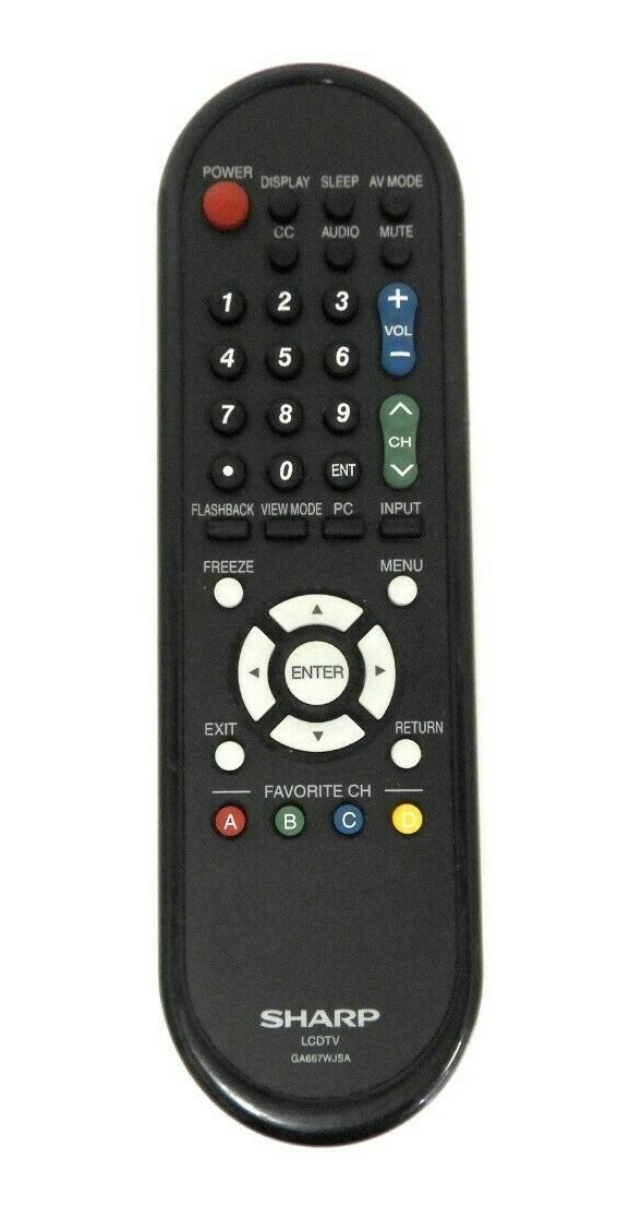 SHARP GA667WJSA TV Remote Control LC60LE845 LC70LE600U LC60E88UN LC
