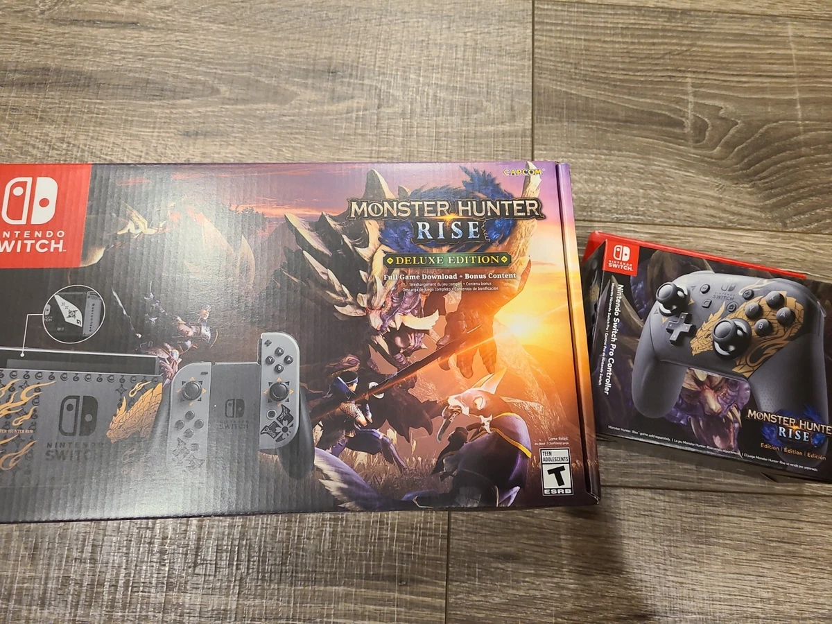 eBay Bundle Pro Controller + Nintendo Game Switch Deluxe | Monster Rise 45496597436 Edition Hunter