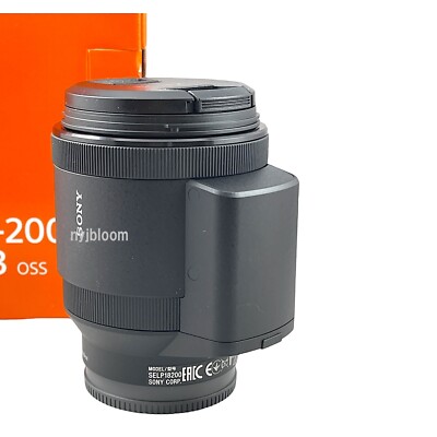 NEW SONY E PZ 18-200mm F3.5-6.3 OSS Lens for E Mount APS-C NEW SONY E PZ 18-200mm F3.5-6.3 OSS Lens for E Mount APS-C