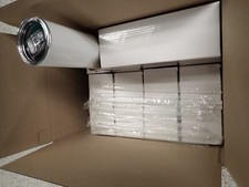 Sublimation Tumblers Bulk Blank 20oz Stainless Steel White 12 Pack White