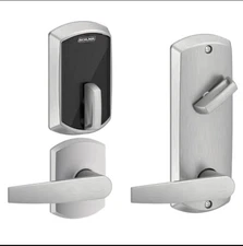 Schlage Control Smart Interconnected Smart Lock FE410F LAT 625 ADD Stain Nickel