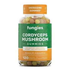 Fungies Cordyceps Mushroom Energy Support Gummies 120 Ct Mango Pineapple