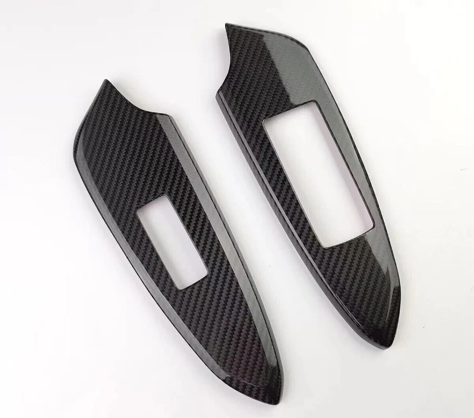 Panel de interruptor de ventana de fibra de carbono para Lexus RC200t RC300 RC350 RC F Foto 3 de 4