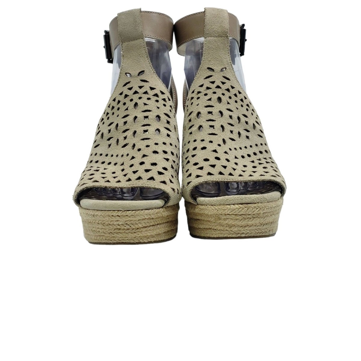 Marc Fisher HASINA Suede Natural Platform Wedge Women's Size