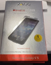 ZAGG Invisible Shield Glass Full Screen Coverage for Samsung Galaxy S5