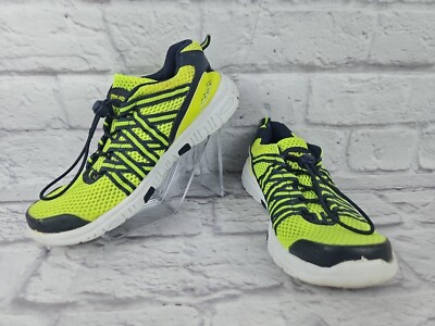New Boys Roc Soc Water & Land Mesh Sandals (5592) in Lime/Navy size 3