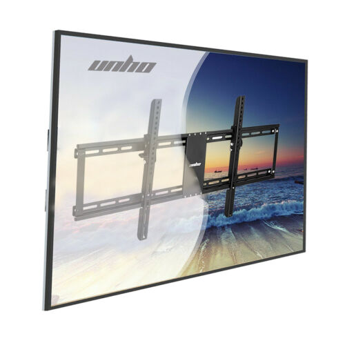 Extra Large Universal Super Thin Fixed TV Wall Bracket up to 85 inch Flat Screen - Afbeelding 1 van 12