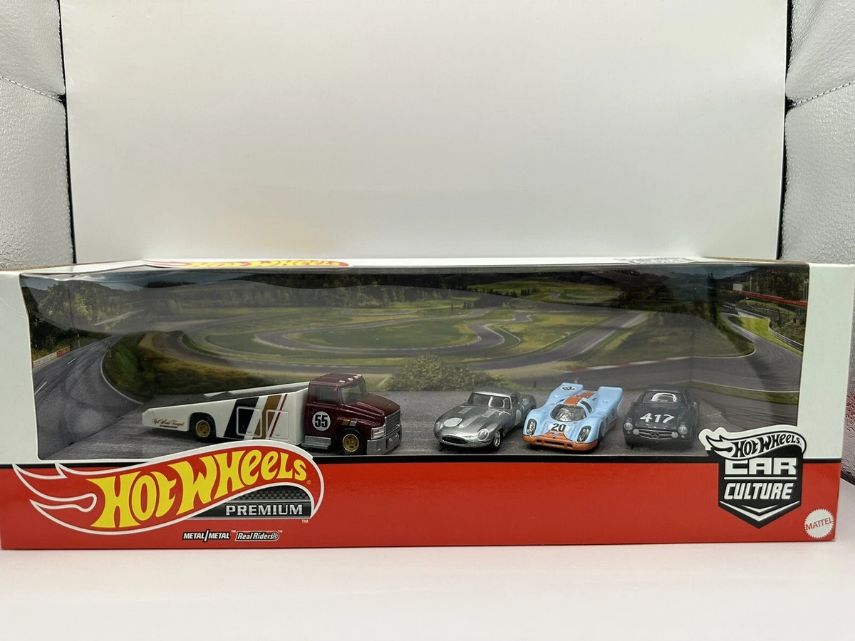 NEW HOT WHEELS PREMIUM CAR CULTURE BOX SET 2020 JAQUAR PORSCHE MER