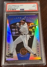 1997 KENNY LOFTON PINNACLE CERTIFIED MIRROR BLUE #58 PSA 9 POP 3 HIGHEST GRADED