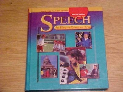 Speech for Effective Communication, - Hardcover, by Holt Rinehart & - Acceptable