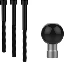 B Size 1" Ball RAM Mounts RAM-B-367U Motorcycle Handlebar Clamp Base M8 Bolts