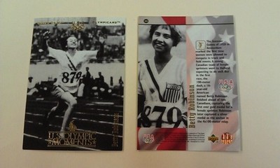 Betty Robinson #33 Track Star 1996 UD Upper Deck Olympic Card USA Gold Champions