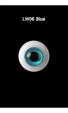 Dollmore BJD eyes 12mm Round Glass Eyes LW06 Blue 