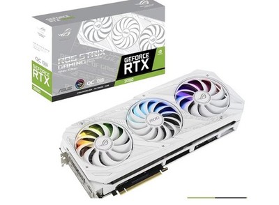 ASUS ROG STRIX NVIDIA GeForce RTX M 3080 White OC Edition Gaming Graphics Card