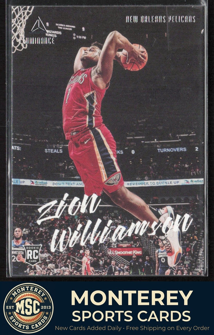 Zion Williamson 2019-20 Panini Chronicles RC #143 New Orleans Pelicans