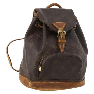 LOUIS VUITTON Monogram Montsouris PM Backpack M51137 LV Auth 163827