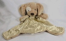Gund Huggy buddy Plush Beige Tan Puppy Dog-SPUNKY Lovey Security Blanket 15  