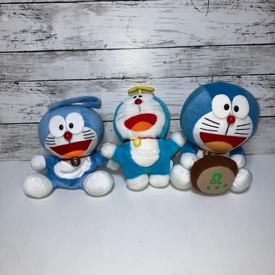 Retro Doraemon Plush Toy Lot Collectible Japan Preowned Authentic Anime