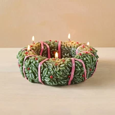 John Derian X Target 5 Wick Christmas Wreath Candle 2025