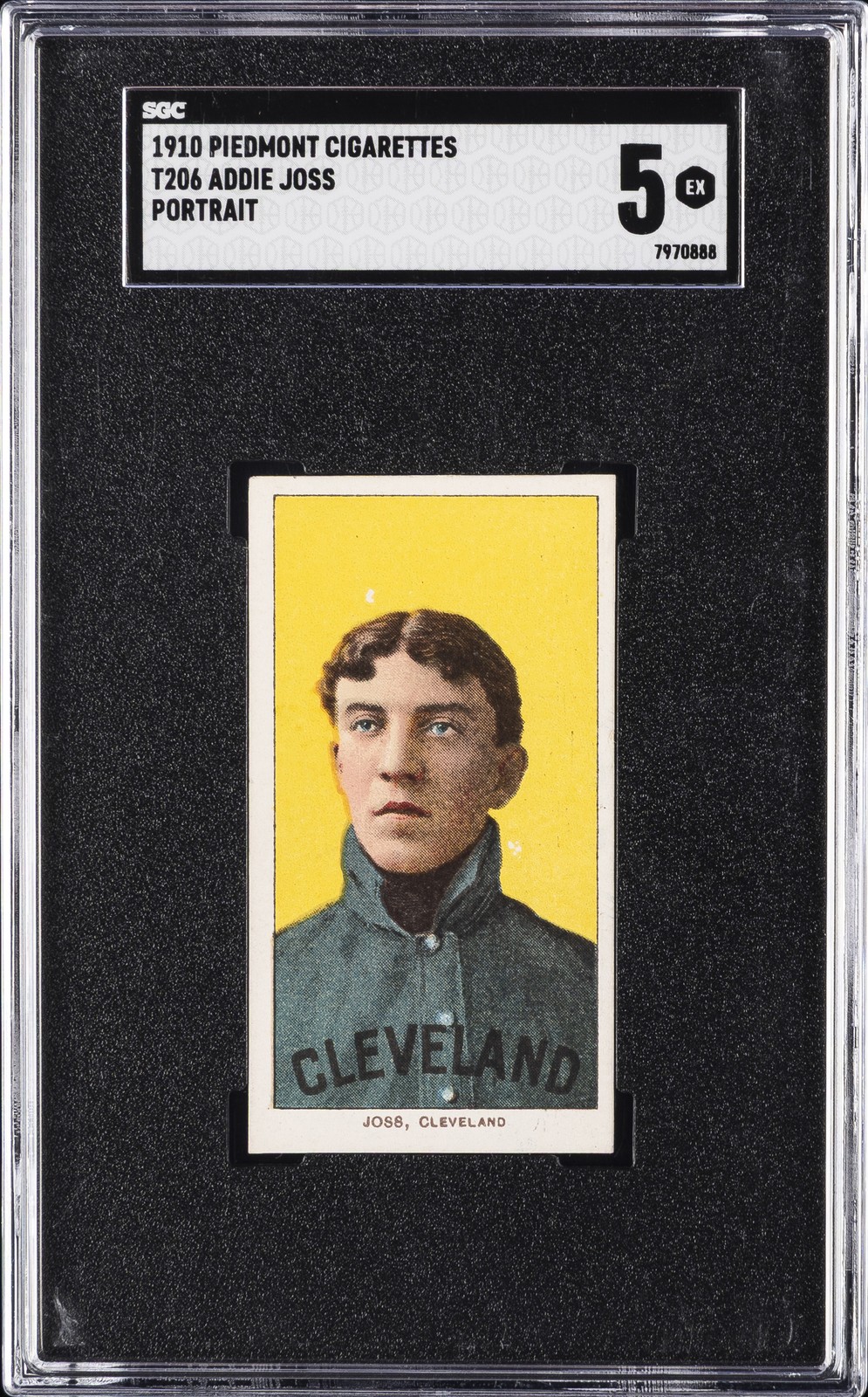 1910 T206 PIEDMONT CIGARETTES ADDIE JOSS SGC 5