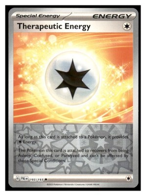 Therapeutic Energy Reverse Holo - Paldea Evolved 193/193 -UC- Pok̩mon NM