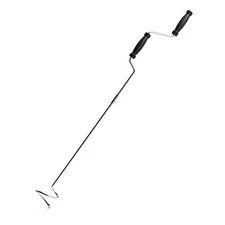  Stainless Steel Compost Aerator Tool - Manual Turner & Mixer for Compost 