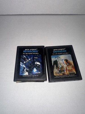 Defender and Asteroids Atari Game Bundle Cartridge Only Bundle