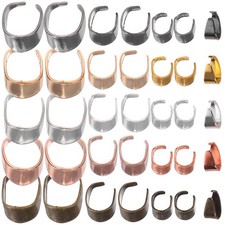 150 Pcs Necklace Helper Clasp Connectors Chain-necklaces Slide Lock