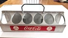 RARE Vintage Coca-Cola 12 Bottle Aluminum Carrier Metal Coke Caddy Advertising