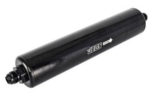 Jegs Billet Aluminum In-line Fuel Filter For Gasoline Applications 9 In. Long