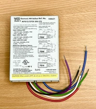 Vossloh Schwabe 70W Metal Halide Ballast M7012/27CK-5EU-JT3 (Part No. 188631)