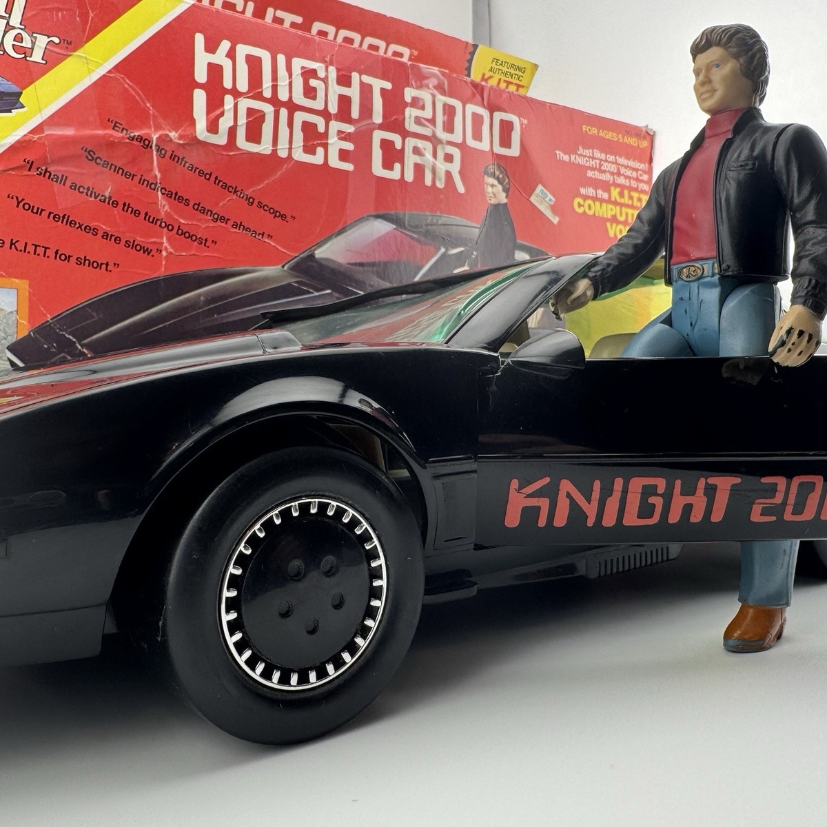 Kenner vintage 1983 Knight Rider Knight 2000 Talking KITT with