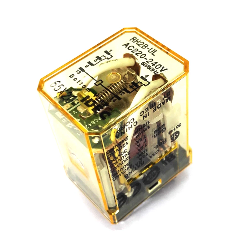 IDEC RH2B-ULAC220-240V Relay Plug-In DPDT 10A 240VAC New 1PCS # - Image 3 of 4