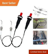 11.8” Universal Piezo Igniter Kit for Easy Gas Grill & Appliance Ignition – 2PCS