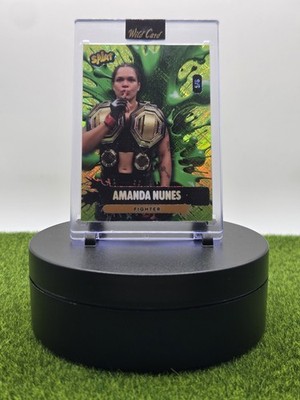 5/6 Wild Card 2026 Splat Amanda Nunes Serial Numbered MMA Trading Card