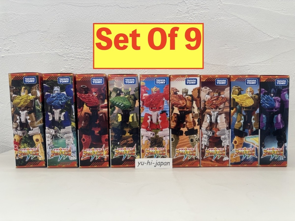 Takara Tomy Transformers Energy Beast Complete Set of 9 (WKB
