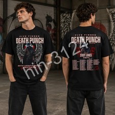 Five Finger Death Punch 20th Anniversary World Tour 2026 T shirt