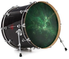 Vinyl Decal Skin for 20" Bass Kick Drum Head Theta Space