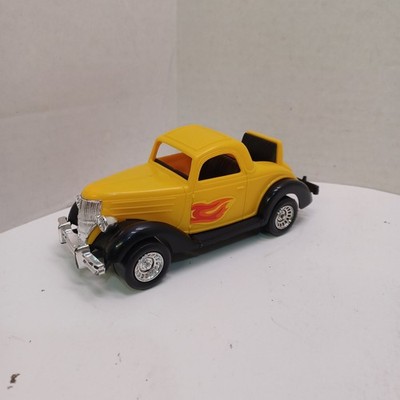 Strombecker 7'' 1936 Ford Coupe Hot Rod with Rumble Seat Plastic Car Vintage USA 