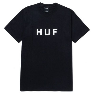 HUF Essentials OG Logo T-Shirt - black