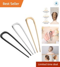 French Hair Pin 3PCS for Women Elegant French Twists, Buns, Updos