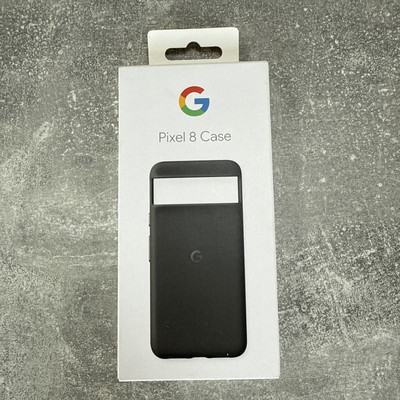 OFFIZIELLE ORIGINAL GOOGLE PIXEL 8 HÜLLE CHARCOAL GA04979 SCHWARZ SLIM ORIGINAL